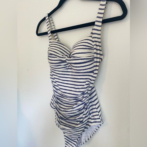 Niptuck Sorrento Stripe Joanne One Piece Swimsuit W/ Tummy Control Size S - Picture 3 of 6
